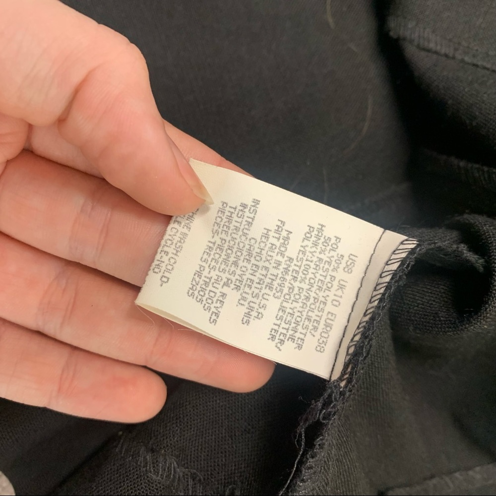 Vintage 90s Leslie Fay Retro tuxedo blazer size 8P - Picture 3 of 6